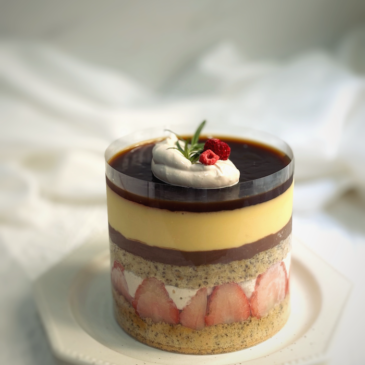 草莓布丁伯爵茶蛋糕 Strawberry Pudding Earl Grey Chiffon